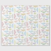 December, 11 september Gift Wrapping Paper Cadeaupapier (Vlak)