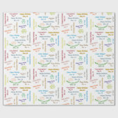 December, 14 september Gift Wrapping Paper Cadeaupapier (Vlak)