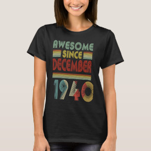 DECEMBER 1940 T 79 jaar oude 79e verjaardag Decora T-shirt