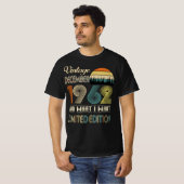 December 1962 T-shirt Retro Style Verjaardag (Voorkant volledig)