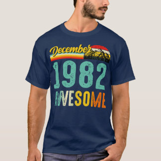 December 1982 Verjaardagscadeau Shirt Vintage Dece