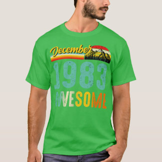 December 1983 Verjaardagscadeau Shirt Vintage Dece