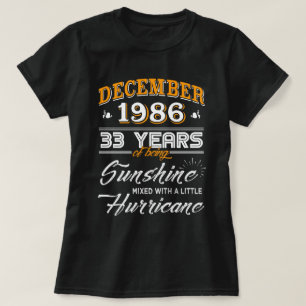 december 1986 Shirt 33e Jubileum Gifts