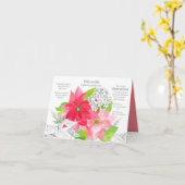 December 2012 - verjaardag van Poinsettia Narcissu Kaart (Gele Bloem)