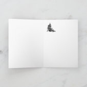 December 2012 - vogelbos Stag Deer Natuur Scene Kaart (Binnen)