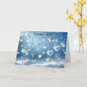 December 2025 Kerstmaand Kaart (Gele Bloem)