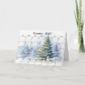 December 2025 Kerstmaand Kaart (Voorkant)