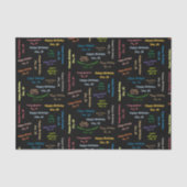 December, 26-jarig weefselboek tissuepapier (Voorkant)