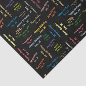 December, 26-jarig weefselboek tissuepapier (Detail)