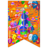 December, 6 verjaardag Bunting Banner (Derde vlag)