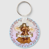 December Angel verjaardag aangepaste sleutelhanger (Voorkant)