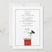 December Baby Douche Uitnodigingen (Voorkant)