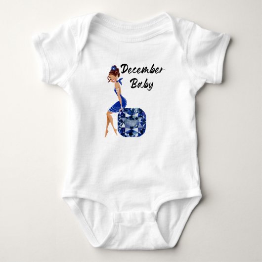 December Baby Romper (Voorkant)