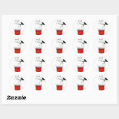 December Baby Ronde Sticker (Vel)