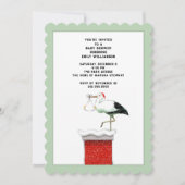 December Baby shower Kaart (Voorkant)