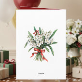 December Birth Flower Birthday Card | Hollies Kaart