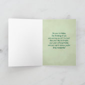 December Birthday & Christmas Card – Funny Holiday Kaart (Binnen)