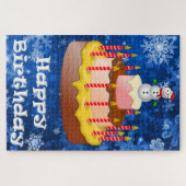 December - Birthday Puzzle Legpuzzel (Horizontaal)