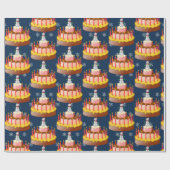 December - Birthday Wrapping Paper Cadeaupapier (Vlak)