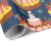 December - Birthday Wrapping Paper Cadeaupapier (Rol Hoek)