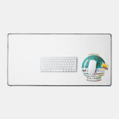 December Birthstone Turquoise Graphic Bureaumat (Keyboard & Muis)