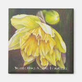 "December bloem: Narcissus" van Janae Lehto Magneet (Voorkant)