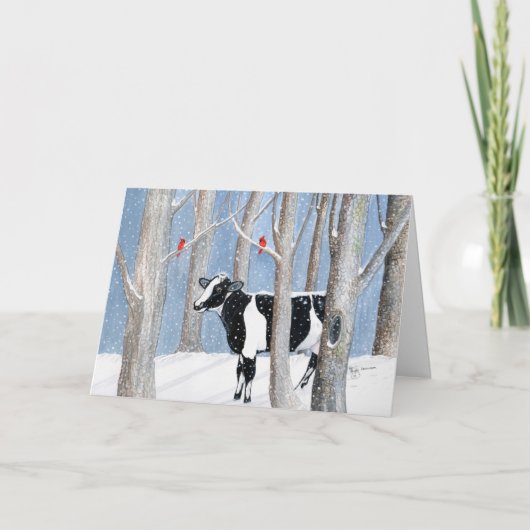 december feestdagen kaart (Voorkant)