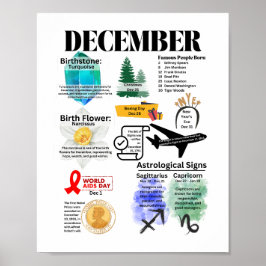 December Fun Facts Poster