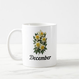 December Geboorte Bloem Mok, Verjaardag Bloem Mok