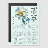December Geboorte Bloem & Steen Kalender  (Voorkant / Achterkant)