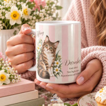 December Geboortebloem Narcissus en Kat Bridesmaid