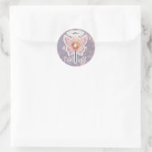 December Geboortebloem Ronde Sticker Narcissus (Tas)