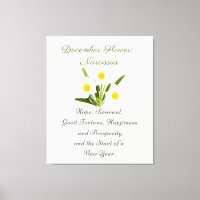 December Geboortemaand Bloem Narcissus Elegant