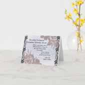 December geboortesteen pareltextuur kaart (Gele Bloem)