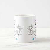 December Holly en Narcissus Verjaardag Keepsake Koffiemok (Center)