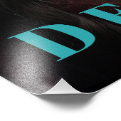 *~* DECEMBER Hoofdadres Turquoise Zircon AP53 Foto Afdruk (Hoek)