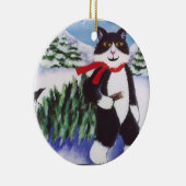 DECEMBER HUNTER KERAMISCH ORNAMENT (Rechts)