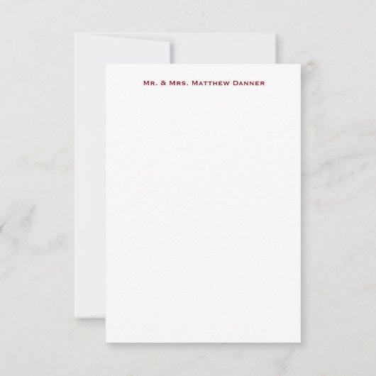 December Huwelijksfeest Dankjewel Plat Fotokaart Bedankkaart (Achterkant)