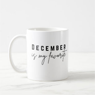 December is mijn favoriet koffiemok