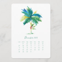 December - kalender-kaartpalm