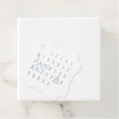 December Kalender Kerstcadeau Label (In situ)