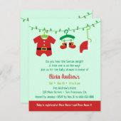 December - kerstkerstkerstkerstkerstkerstkerstkers informatiekaartje (Voorkant / Achterkant)