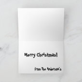 December - Kerstmis/Birthday-Wenskaart Feestdagen Kaart (Binnen)