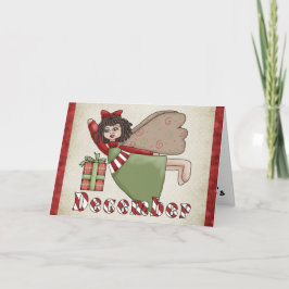 December - Kerstmis/Birthday-Wenskaart Feestdagen Kaart