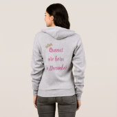 December koningin hoodie (Achterkant volledig)