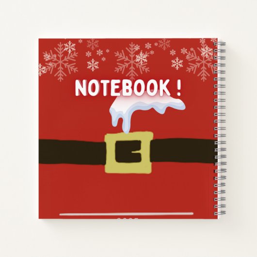 December Magie: Mijn reis naar 2025 Notitieboek (Achterkant)