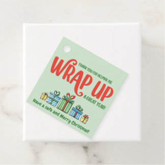 December  makelaar Pop-door wrap up Bedankjes Labels