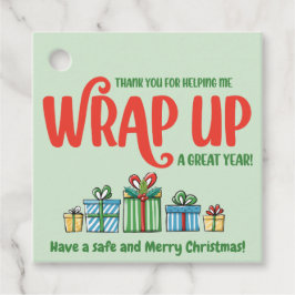 December  makelaar Pop-door wrap up Bedankjes Labels