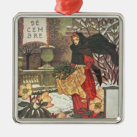 December Metalen Ornament (Voorkant)