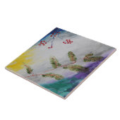 December - middagschildering tegeltje (Zijkant)